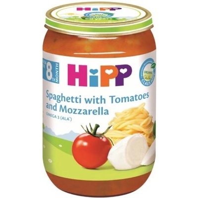 HiPP Био Пюре HiPP Спагети с домати и моцарела 220 гр. - 8+ месеца