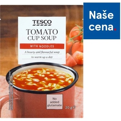 Tesco Instantní rajčatová polévka s těstovinami 20 g
