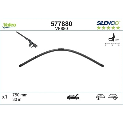 VALEO Stieracia lišta 577880-D