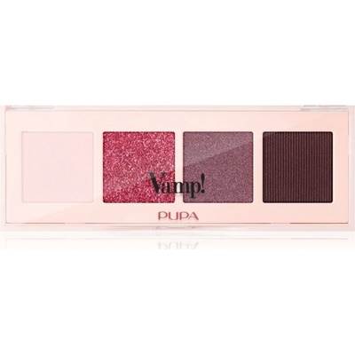 PUPA Milano Paletka očních stínů Vamp! Palette / 004 Vibrant Plum 5,2 g