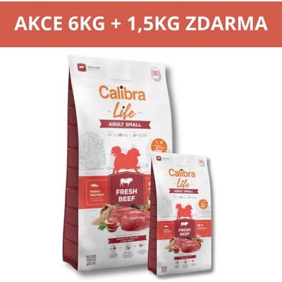 Calibra Dog Life Adult Small Fresh Beef 7,5 kg