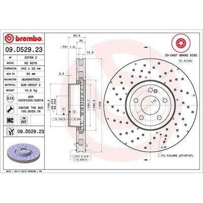 BREMBO 09.D529.23