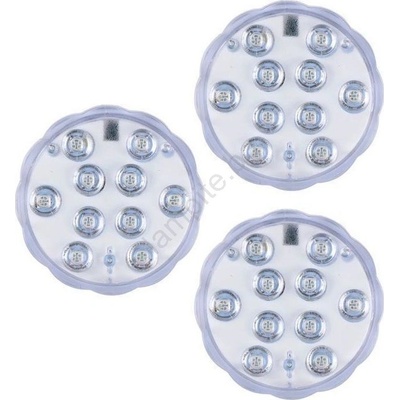 Grundig - Комплект от 3 димируеми LED RGBW осветителни тела LED/3W/3xAAA IP65 + дистанционно управление (P7124)