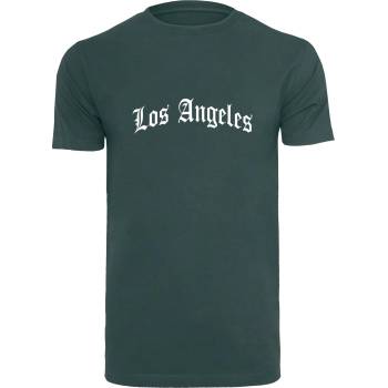 Mister Tee Тениска Los Angeles Wording Tee bottlegreen XXLUB-MT1578-02245 - Черен, размер L