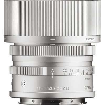 SIGMA 45 mm F2.8 DG Contemporary I series pre Sigma L - strieborný