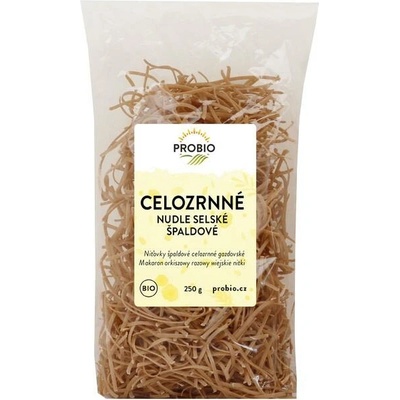 Probio Nudle špaldové celozrnné široké dlouhé BIO 250 g
