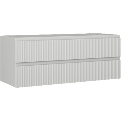 Mexen Rivel шкаф за баня за мивка 120 см, 2 чекмеджета, гофрирана, сива мат - 91A20-12047-2-BFF62 (91A20-12047-2-BFF62)