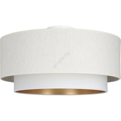 BELIS Таванно осветително тяло NATIA 1xE27/60W/230V Ø 45 см бяло (BE1007)