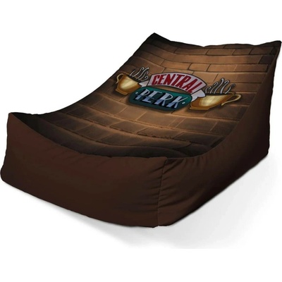 Sablio sedací vak lounge Seriál přátelé central perk Cihly 80 x 95 x 50 cm