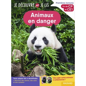 Je découvre et je lis CP et CE1 - Animaux en danger | Barthomeuf-Schillinger, Barbier-Tabouret (2025)
