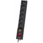 Lestar Power strip LESTAR LX610 1.5m 6 sockets Black LX610_1.5_BLACK