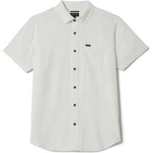 Brixton Мъжка риза с копчета Brixton Charter Slub S/S Woven Shirt - Off White - размер XL (033-3012-0214)