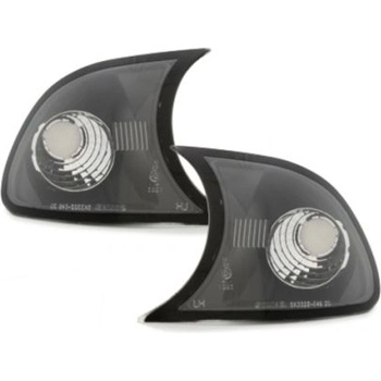 Кристални мигачи до фара bmw e46 купе (1998-2001) - черни