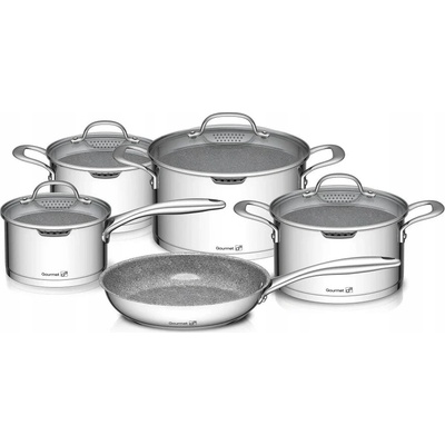 G21 Gourmet Sada hrnců Miracle ocel 9 ks