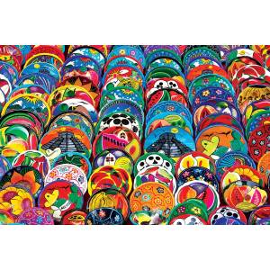 EUROGRAPHICS - Puzzle Mexican Plates - 1 000 piese