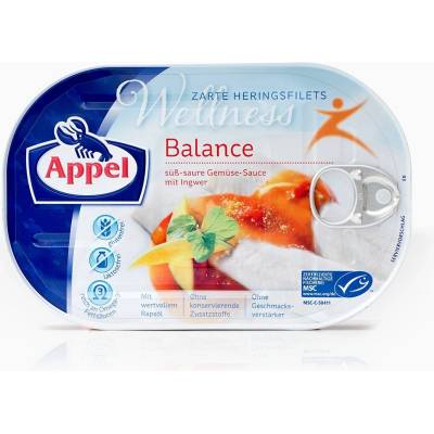 Appel Balance filety zo sleďa so zázvorom 200g