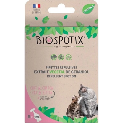 Biogance Biospotix Cat Spot-On pipety 5x1ml