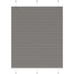 vidaXL Плисирана щора Антрацит 110x150 cm Ширина на плата 109, 4 cm (4015094)