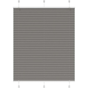 vidaXL Плисирана щора Антрацит 110x150 cm Ширина на плата 109, 4 cm (4015094)