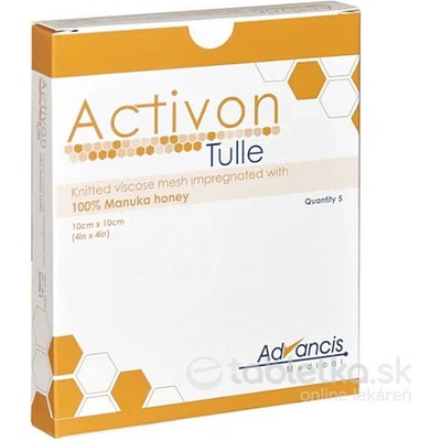 Advancis Medical Algivon 10 x 10 cm krytie alginát.antimikrob. 5 ks