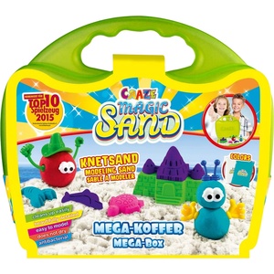 CRAZE Игрален комплект Craze - Магически пясък в куфарче, 700 g (C58559) - baby