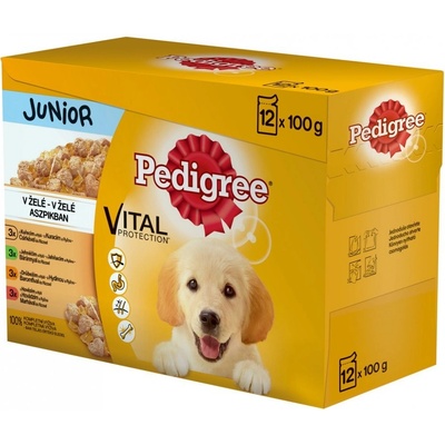 Pedigree Adult kuracie & hovädzie s králičím & morčacie s mrkvou v šťave 12 x 100 g