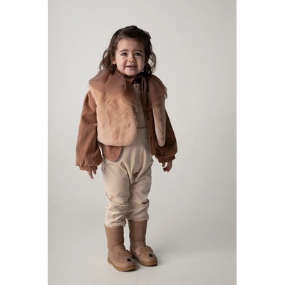 Donsje Детски кожени зимни обувки Donsje Wadudu Classic Boots Koala (2022006.22.28)