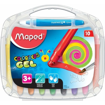 Maped Gelové pastely Color’Peps Gel 10 barev – Zboží Mobilmania