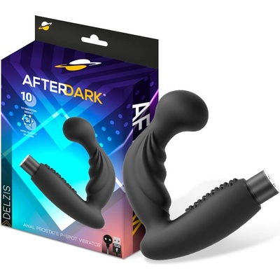 Afterdark Delzis Anal Prostate P-Spot Vibrator Black