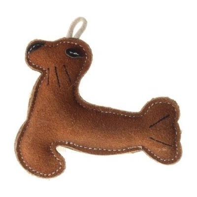 Animall lachtan z kůže 11,5 x 10 cm