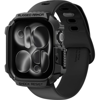 Spigen Каишка Spigen - Rugged Armor 2, Apple Watch 11, 42 mm, Matte Black (ACS10491)