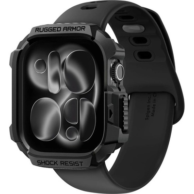 Spigen Каишка Spigen - Rugged Armor 2, Apple Watch 11, 42 mm, Matte Black (ACS10491)