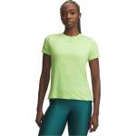 Under Armour Дамска фланелка с къс ръкав Under Armour Womens Vanish Short Sleeve Performance Gym Top - Lime/Grey