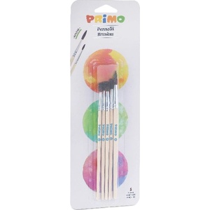 Primo Crafts Комплект четки primo кръгли (2, 3, 4, 5, 8) 5 броя 1240bpt (1240bpt)