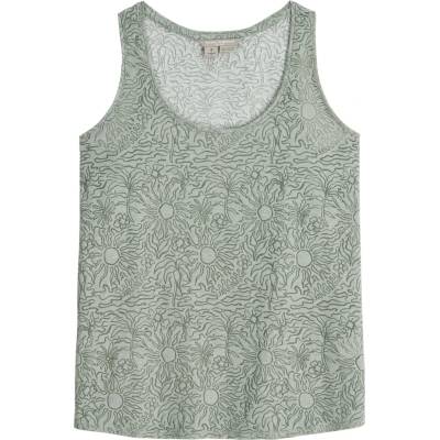 Royal Robbins Дамски потник с широка презрамка Royal Robbins Women's Featherweight Tank Tank top - Sage Leaf Htr Sunburst Pt (916-6723-0612)