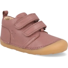 Bisgaard Barefoot dětské kotníkové boty Carter Heather růžové