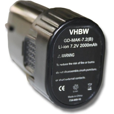 VHBW Батерия за Makita BL7010, 7.2 V, 2.0 Ah (800105730)
