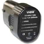 VHBW Батерия за Makita BL7010, 7.2 V, 2.0 Ah (800105730)