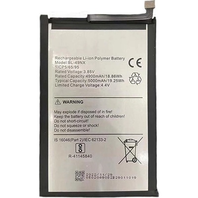 Infinix BL-49NX Съвместима Литиево-полимерна Батерия 3.85V / 4900mAh за Infinix Hot 30i