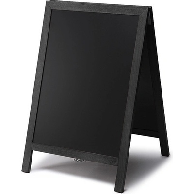 Jansen Display Reklamní áčko s křídovou tabulí 55x85, černá, 550 x 815 mm
