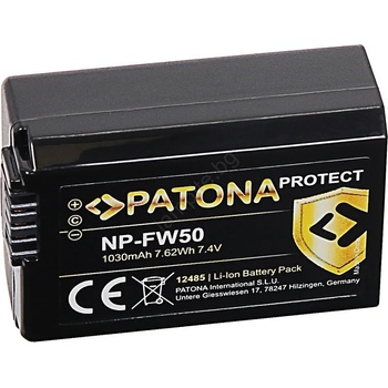 Image 1 of PATONA - Батерия Sony NP-FW50 1100mAh Li-Ion Protect (IM0880)