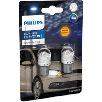 Image 1 of Philips Крушка, LED, мигач PHILIPS PY21W, 12V, 2, 15W, 140lm, 2 бр