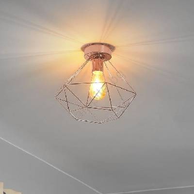 EGLO 79256 - Таванно осветително тяло BYRON 1xE27/60W/230V, медно (EG79256)