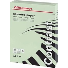 farebný papier Office Depot Contrast A4 pastelovo zelená 80 g