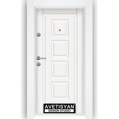 Haska Входна врата Outdoor Стар DC70 - бяла (цена без монтаж)