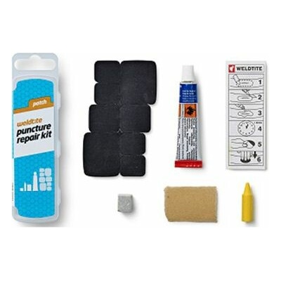 Súprava záplat Weldtite Tube Patch CYCLE PUNCTURE POPULAR 8 x záplat, škatuľa po 25 ks (WLD-1012)
