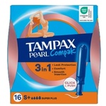 Tampax Compak Тампони Tampax Compak (16 бр. /кутия) Super plus Pearl