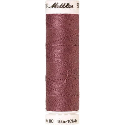Nitě SERALON 100m na univerzální šití, polyester AMANN Mettler - více barev 6677: 1460 tmavší starorůžová
