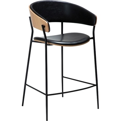 Dan Form Crib dubová s koženkovým sedákem