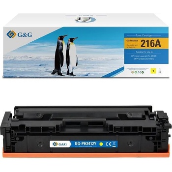 Compatible КАСЕТА ЗА HP COLOR LASERJET PRO M155 / MFP M182nw / M183fw - 216A - Yellow - W2412A - P№ NT-PH2412Y - G&G (NT-PH2412Y - G&G)